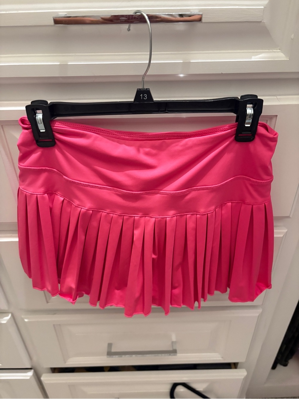 Goldhinge Pink Pleated Active Skirt